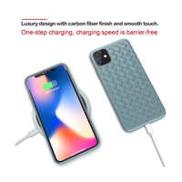 Usine en gros étanche pour iPhone X XR XSMax 7 8 Plus antichoc couverture arrière tissé étui de téléphone portable