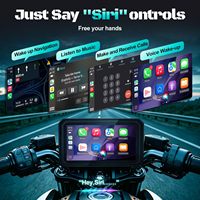 Écran CarPlay pour moto de 6 pouces, caméra embarquée 2K, étanche IP67, navigation GPS et support magnétique à dégagement rapide TPMS pour toutes les motos