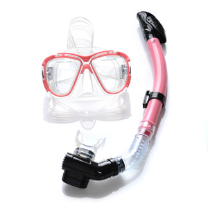 Masque de plongée entièrement étanche, anti-buée, réglable, respirant, pour la plongée avec tuba, adultes, silicone liquide, verre trempé, deux fenêtres - Product Image 4