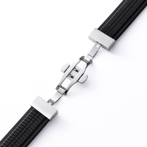 Correa de Silicona <span class=keywords><strong>para</strong></span> Reloj con Cierre de Mariposa, Correa de Repuesto de Liberación Rápida, 38mm 42mm 44mm 45mm 49mm <span class=keywords><strong>para</strong></span> Reloj Inteligente - Product Image 6