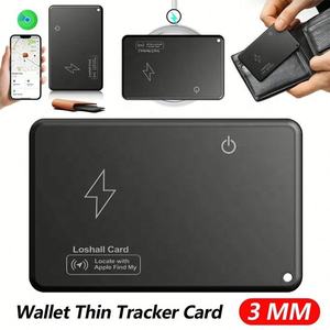 Localizador de Equipaje Solar Innovador 2025, Rastreador de Billetera Delgada para Viajes, Tarjeta Localizadora de Llaves - Product Image 5