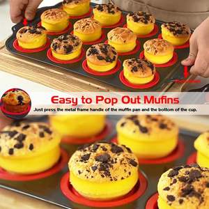 Plaques et moules de cuisson en silicone en acier au carbone haute résistance, tapis de cuisson, outils de pâtisserie - Product Image 6