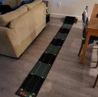 Tapis d'entraînement de golf rembourré, imperméable, en nylon TPR antidérapant pour entraînement en intérieur et en extérieur