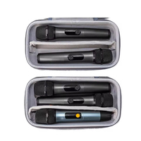 Sac de microphone professionnel à coque rigide, boîte de rangement portable en EVA, étui de protection imperméable pour micro sans fil