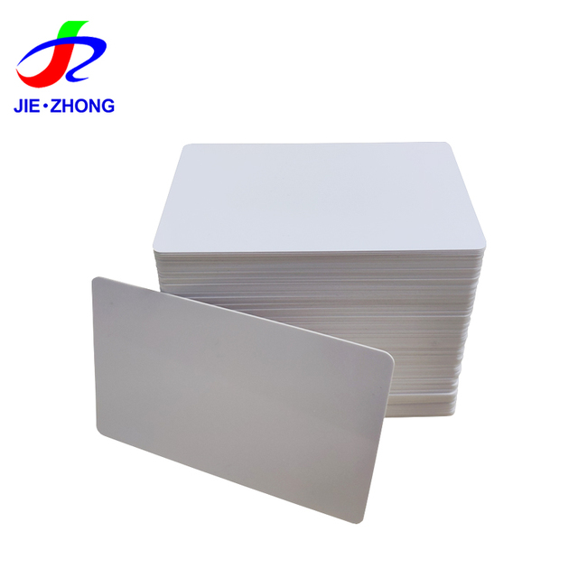 Free Sample Printable PVC Blank Plastic RFID NFC White Inkjet ID Cards