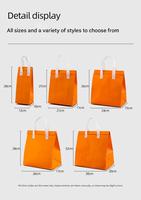 Sac en papier PE de luxe personnalisé avec petite poignée, réutilisable, fermeture éclair supérieure, impression héliogravure/numérique pour affaires et expositions commerciales
