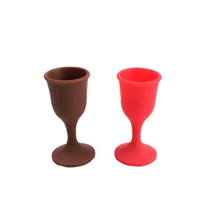 Verre à liqueur en silicone 10 ml, mini verre à shot sur pied pour spiritueux, utilisation en soirée, anti-chute, gobelet à vin portable - Product Image 2