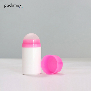 Factory Custom 50ml PP Cylinder Roll-On <b>Bottle</b> with Hot Stamping Deodorant Perfume & Essential Oil Body Care Packaging - Product Image 3