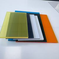 Plaque de polycarbonate résistante aux chocs, transparente, solide, pour toiture