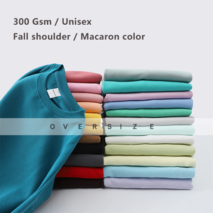 300 Gsm Women <strong>Men</strong> and Children <strong>Pullover</strong> Double Sided Cotton Crewneck Drop Shoulder Unisex Oversized Sweatshirts - Product Image 3