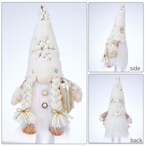 LED <strong>Lights</strong> 30cm Christmas <strong>Elf</strong> Gnome Doll Home Xmas Navidad New Year 2025 Santa Shape Rudolf Window Display Christmas Decorations - Product Image 3