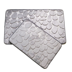 Ensemble de tapis de bain en mousse à mémoire de forme, lavable, antidérapant, tapis de sol pour salle de bain - Product Image 3