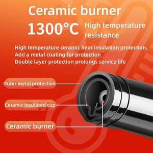 Vente en gros Logo personnalisé <span class=keywords><strong>Chalumeau</strong></span> bleu coupe-vent <span class=keywords><strong>Cuisine</strong></span> BBQ Flamme Unique Butane Rechargeable Cigare Torche Fire Jet Gun Briquet à <span class=keywords><strong>gaz</strong></span> - Product Image 5