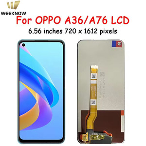 หน้าจอ LCD คุณภาพสูง TFT <span class=keywords><strong>ราคา</strong></span>โรงงาน WEEKNOW สำหรับโทรศัพท์มือถือ <span class=keywords><strong>OPPO</strong></span> <span class=keywords><strong>A36</strong></span> PESM10/A76 CPH2375 พร้อมจอสัมผัส - Product Image 1