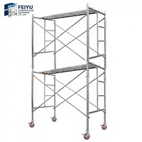 Échafaudage mobile robuste Q195, échafaudage modulaire portable pour projets de construction résidentielle et commerciale