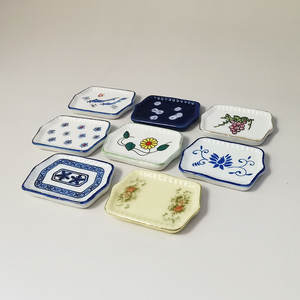 Plato de Cerámica en Miniatura, Plato de Cocina en Miniatura, Estilo TikTok, Juguete de Simulación, Juego de Cocina Realista - Product Image 1