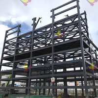 Estructura Metálica Prefabricada OEM para Taller, Garaje, Almacén, Estacionamiento, Vehículos, Soldadura Ligera