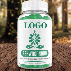 مكملات الأشواغاندا على شكل حلوى من الشركة المصنعة الأصلية/الشركة المصنعة للمعدات الأصلية، مكمل للاسترخاء والهدوء والدعم العاطفي، خالية من الغلوتين - Product Image 2