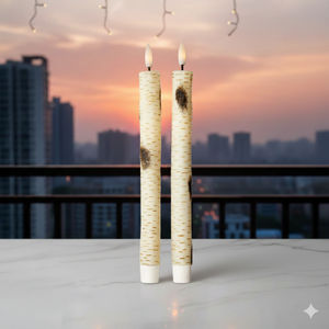 Velas Cónicas Premium sin Llama para Decoración del Hogar, Bodas, Halloween, Oficina Minimalista - Product Image 3