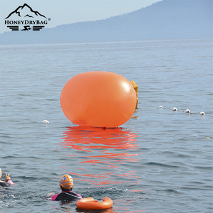 <span class=keywords><strong>Boya</strong></span> de Marcación de Carril de Natación Inflable de PVC con Logotipo Personalizado OEM de Fábrica, Forma de Cilindro, Color Naranja, para Entrenamiento de Carreras en Piscina - Product Image 4