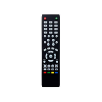 Fabricante al por mayor, control remoto de TV universal inteligente personalizado, luz LED negra automática, función de plástico ABS, infrarrojo fijo