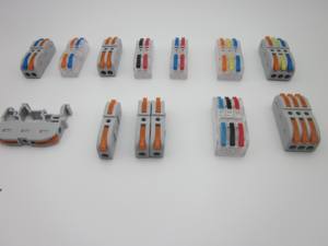 222-412 221-412 khối thiết bị đầu cuối spl3 đầy màu sắc <span class=keywords><strong>3</strong></span> pin để <span class=keywords><strong>3</strong></span> pin dây để dây nối mềm mại và cứng cáp dây nối - Product Image 5