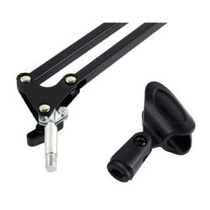 Adjustable Microphone Table <b>Stand</b> With Arm Clamp Mount For <b>Desktop</b> Use - Product Image 3