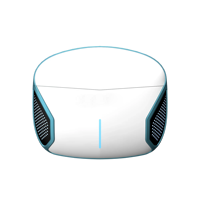 Écouteurs intra-auriculaires de gaming TWS S41 avec micro quadruple ENC, faible latence pour V5.3, indicateur de batterie LED, étanchéité IPX5, ajustement personnalisé