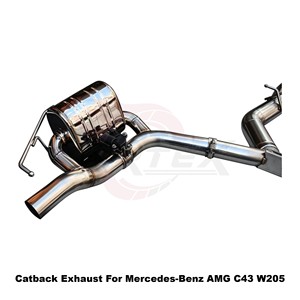 Vortex Smart-Valve Controlled Stainless Steel <b>Exhaust</b> Assembly For Mercedes-Benz AMG C43 W205 2016-2023 - Product Image 4