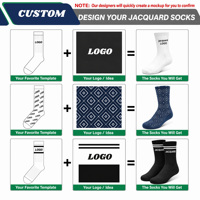 Chaussettes Jacquard Design New East Athletic en gros pour hommes, chaussettes de sport personnalisées en coton avec logo sur mesure