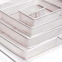 Générateur de fumée froide pour barbecue en acier inoxydable perforé de qualité alimentaire, personnalisable, avec panier de fumage carré à grille pour grillades extérieures