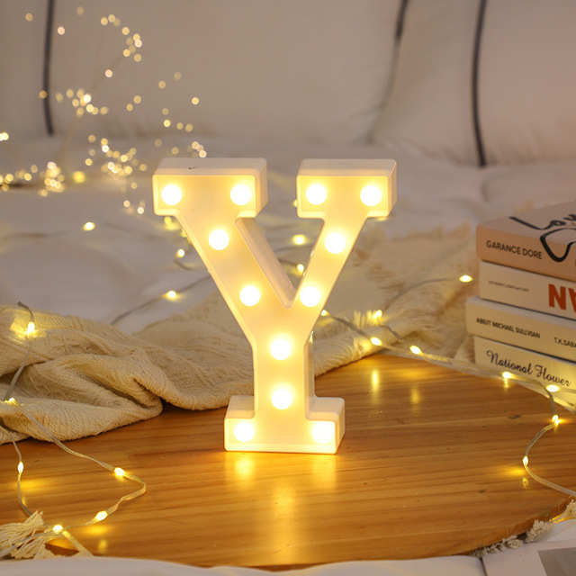 2026 Graduation Decorations LED Marquee Light up Letter''Y''Sign for High School Senior College Graduation Party Favor Supplies