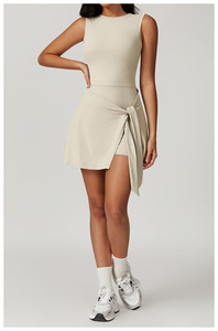 Abbigliamento Sportivo Personalizzato, Abito da Golf alla Moda, Gonne Sportive Effetto Nudo, Pantaloncini Integrati, Abiti da Tennis e Fitness per Donne - Product Image 5