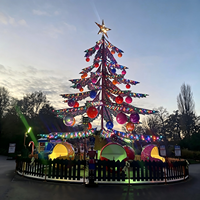 Manège autoportant à thème Joyeux Noël, attrayant, pour intérieur/extérieur, à vendre