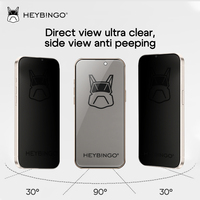 Anti-peeping protecteur de celular privacy full coverage anti-spy verre trempé pour iphone 15 16 pro max