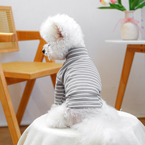 <strong>Pet</strong> Accessories Apparel Wholesale <strong>Dog</strong> Clothes Heart-shaped Striped Cute Shirts Retro <strong>Vest</strong> <strong>Pet</strong> Clothes for <strong>Small</strong> <strong>Dogs</strong> - Product Image 3