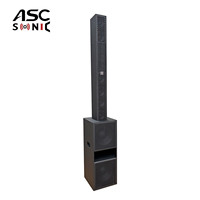 Système de sonorisation compact à colonne haute fidélité 2 voies 6x5 pouces CLT605 & CLB212