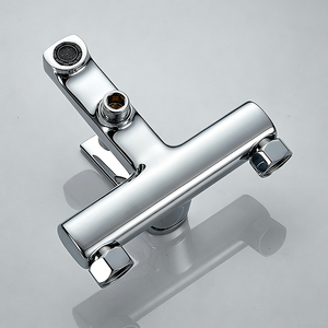 Miscelatore per Vasca e <span class=keywords><strong>Doccia</strong></span> a Parete in Ottone Cromato Lucido, <span class=keywords><strong>Design</strong></span> Moderno, Monocomando, Rubinetto di Alta Qualità con Cartuccia in Ceramica - Product Image 4