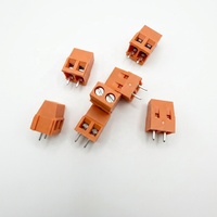 Connecteur de bornier PCB à vis noir 2 broches 5,0 mm, 300 V 10 A, KF128V-5.0-2IN, fourni par l'usine