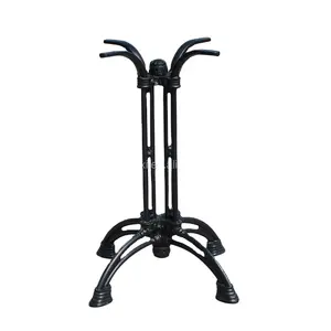 Metal Dining Table Legs Living Room Metal Cheap Cast Iron Wholesale Quality Luxury Black Modern Restaurant Table Table Base 21kg