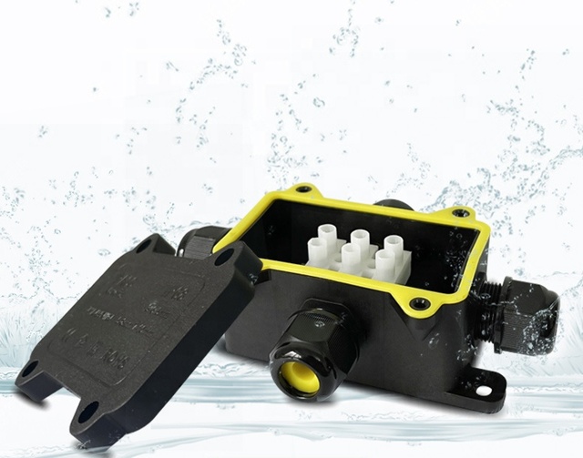 Electrical Plastic Enclosure Cable Terminals Block Ip68 Waterproof Junction Box Outdoor