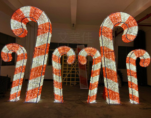 Shengjia Personalizar Florecer Adorno Motivo Decoración Gran Luz Led Proyecto Gigante Cadena de vacaciones Navidad al aire libre - Product Image 1