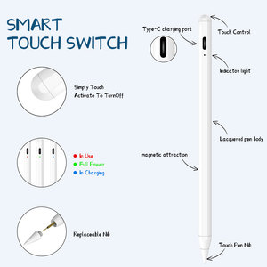 YKS Nouveau Stylet Tactile Intelligent de 2ème Génération Blanc avec Rejet de la Paume <span class=keywords><strong>pour</strong></span> <span class=keywords><strong>Apple</strong></span> <span class=keywords><strong>Ipad</strong></span> - Product Image 2