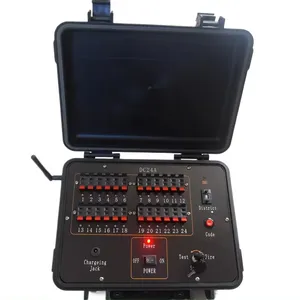 Профессиональная система дистанционного управления с 24 сигналами последовательного и залпового огня для показа фейерверков