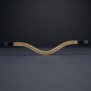 Frontal en cuir élégant orné de strass pour l'équitation – Conception et taille personnalisées disponibles – Fabricant et grossiste - Product Image 2