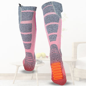 Chaussettes Thermiques Décontractées Chauffantes Électriques 3.7V 4000mAh pour Hommes et Femmes, Lavables, Idéales pour l'Hiver, la Chasse, le <span class=keywords><strong>Ski</strong></span> et le Camping en Extérieur - Product Image 1