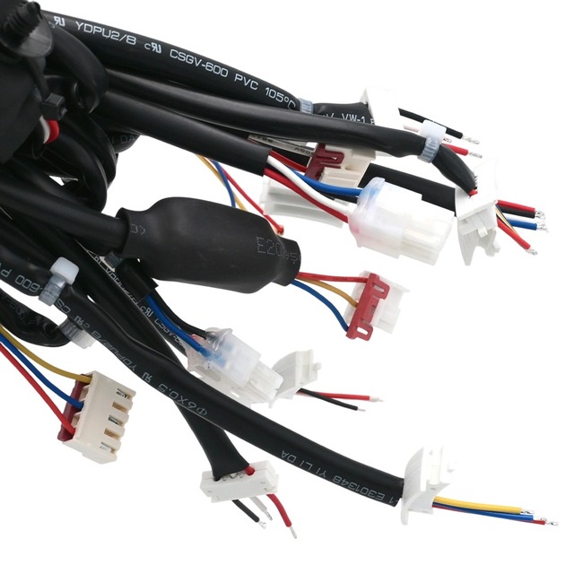 China Factory Custom Medical Equipment Cables Complex Cable Assembly PTFE PVC Nylon PBT Insulation Electronic Wire Harness