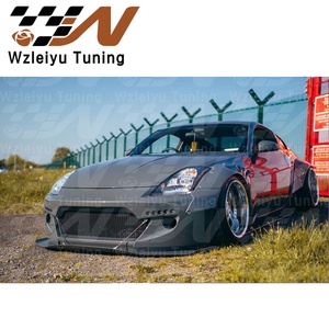Alerón Delantero y Divisor de Parachoques Estilo <span class=keywords><strong>RB</strong></span> de Fibra de Vidrio FRP para Nissan 350Z Z33 2002-2008 - Product Image 6
