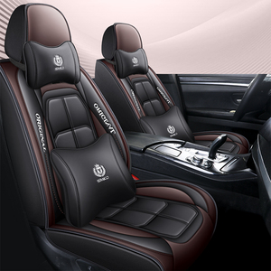 Coussin de <span class=keywords><strong>siège</strong></span> de <span class=keywords><strong>voiture</strong></span> ventilé en cuir EKR, design sportif et professionnel de luxe, taille universelle, <span class=keywords><strong>protection</strong></span> intérieure toutes saisons - Product Image 6