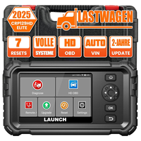 Nouveau LAUNCH 2026 CRP129 HD V2 Scanner pour camions poids lourds 24V avec 7 fonctions de réinitialisation : régénération DPF, réinitialisation huile, codage injecteurs, OBD2
